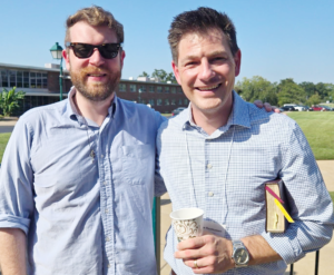 Kyle Lierman and Pastor John Rasmussen